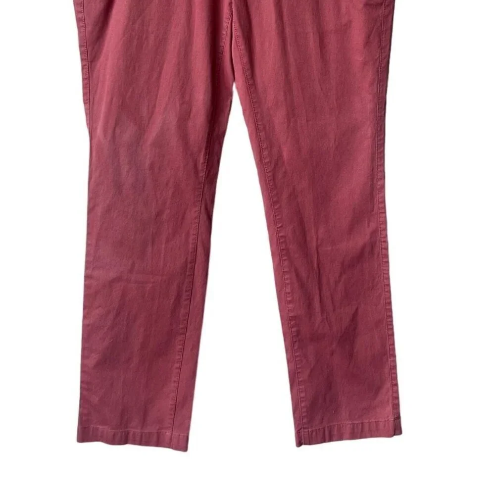 Banana Republic Mens Aiden Fit Chino Size 32X32 Red Dress‎ Pant